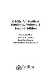 OSCEs for Medical Students, Volume 3 Second Edition
