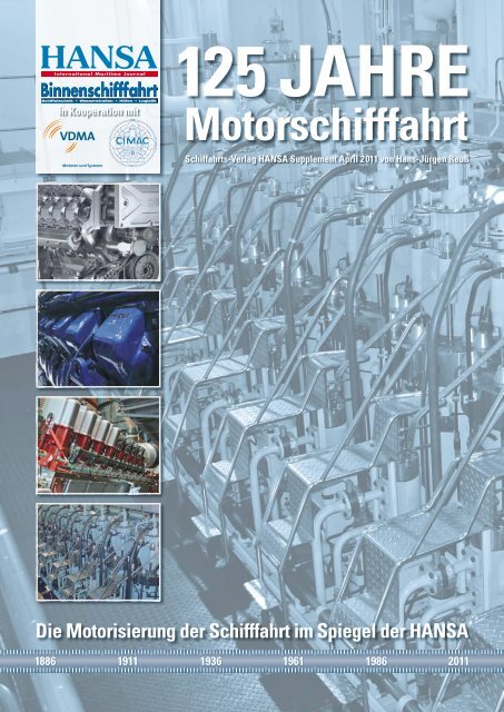 125 Jahre Motorschifffahrt - CIMAC - the International Council on ...