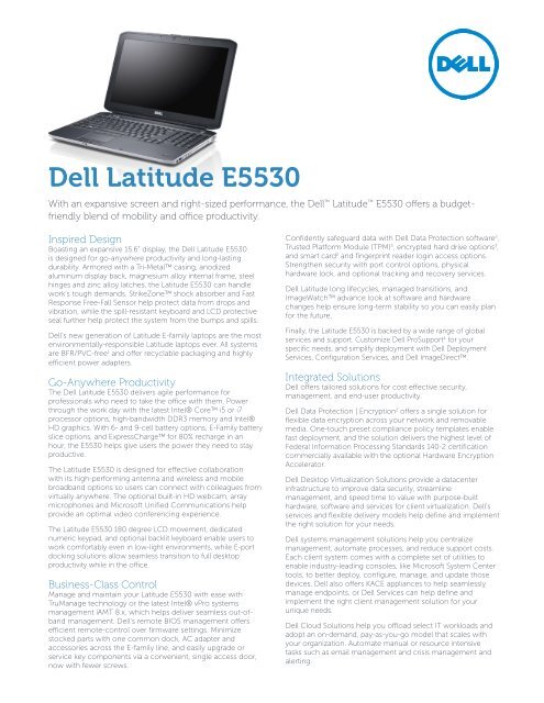 Dell 2024 latitude e5530