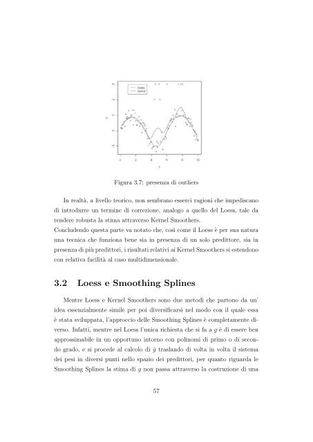 una tecnica per la regressione locale - Department of Mathematics ...