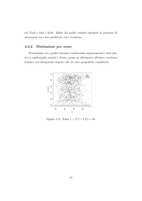 una tecnica per la regressione locale - Department of Mathematics ...