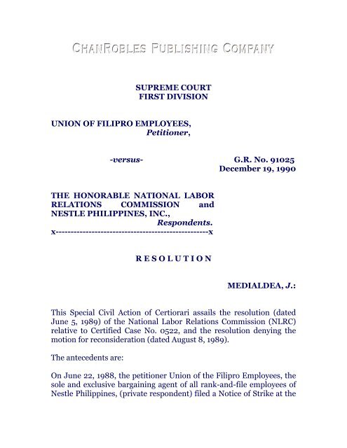 Union Of Filipro Employees Vs Nlrc Chan Robles And Associates