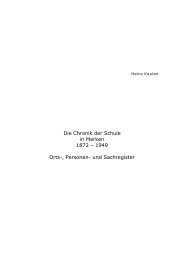 Die Chronik der Schule in Merken 1872-1949 - Arbeitsgemeinschaft ...