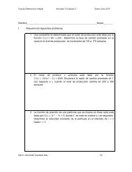 Page 1 CÃ¡lculo Diferencial e Integral Actividad 10 CapÃ­tulo 3 Enero ...