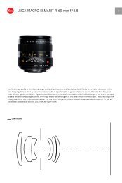 Macro-Elmarit-R 60 mm f/2.8 Technical Data - Leica Camera AG