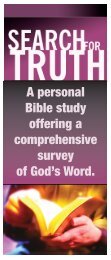 A personal Bible study offering a comprehensive survey of God's ...