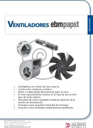 Ventiladores EBMPAPST - Servorecambios