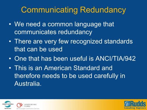 Data Centre Reliability and Redundancy - Server Racks Australia