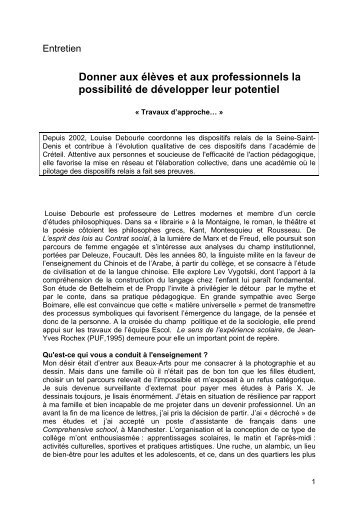 Louise Debourle - Inspection acadÃ©mique de la Seine-Saint-Denis