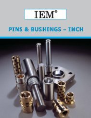 IEM Pins & Bushings - Inch - Anchor Danly