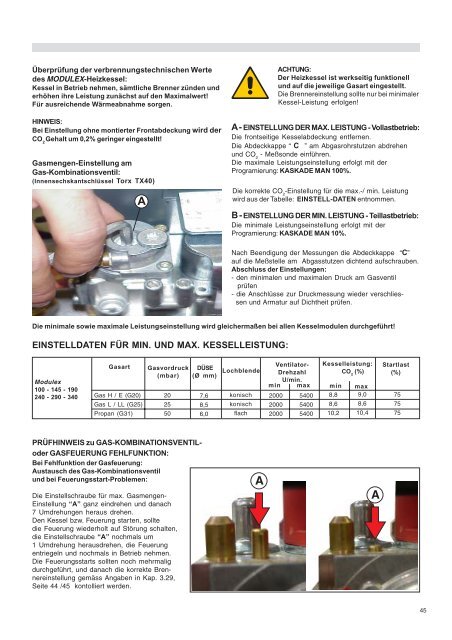 MODULEX E8 INSTALLATORE-germania.pmd - Unical Deutschland