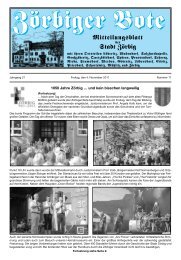 Mitteilungsblatt Stadt ZÃ¶rbig