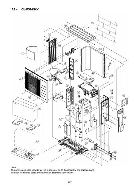 Indoor Unit Outdoor Unit CS-PS9NKV CS-PS12NKV CS ... - Panasonic