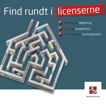 Find rundt i licenserne - EG A/S