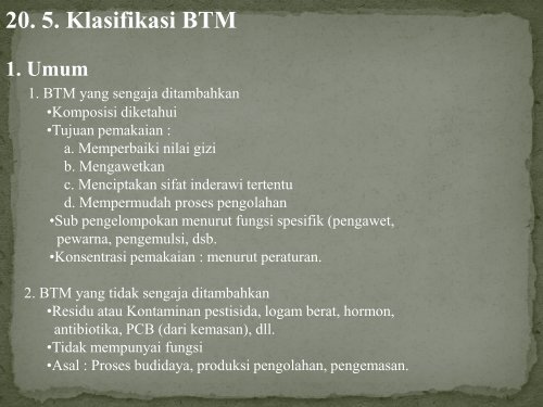 Bab 21. Bahan Tambahan Makanan (BTM ... - Blogs Unpad