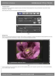 HASSELBLAD TIPS & TRICKS