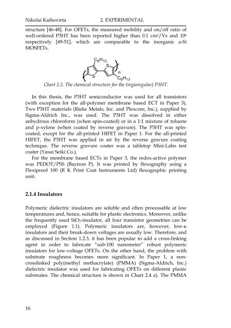 ION MODULATED ORGANIC TRANSISTORS - Doria