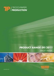 PRODUCT RANGE 0 /201 - Tecco