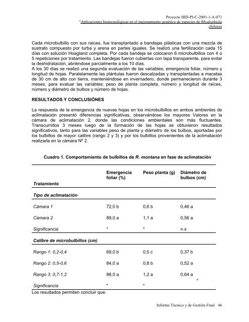 Aplicaciones biotecnolÃ³gicas en el mejoramiento genÃ©tico de ...