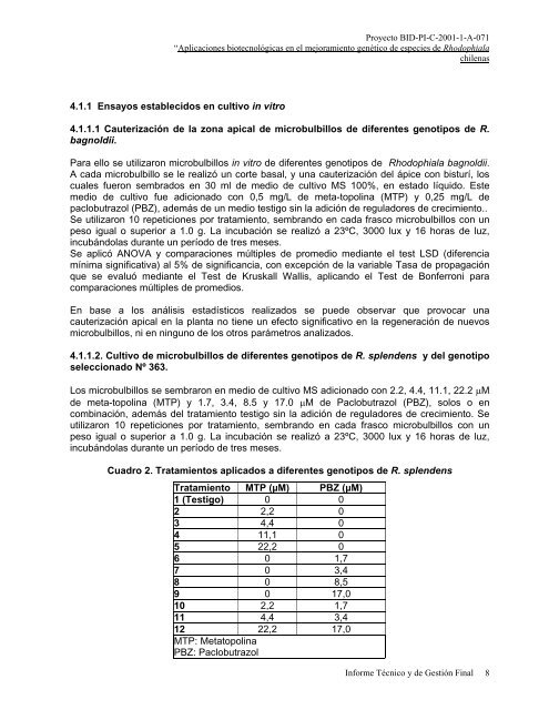 Aplicaciones biotecnolÃ³gicas en el mejoramiento genÃ©tico de ...