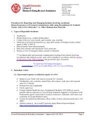 IBC Incident Reporting Procedures - Institutional Biosafety Committee