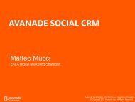 Avanade Social CRM Unicredit