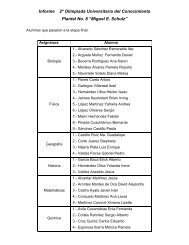 Alumnos Olimpiada Conocimiento - ENP Plantel 8