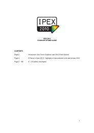 ipex 2010 stand-by-stand guide contents - Graphic Repro Online