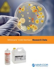 Minncare Research Data Report - Mar Cor Purification