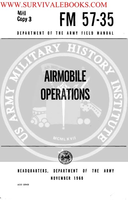 FM 57-35 Airmobile Operations - Survival Books