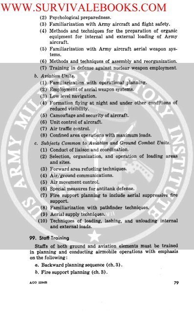 FM 57-35 Airmobile Operations - Survival Books