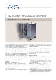 Alfa Laval CIP 400 and Alfa Laval CIP 800