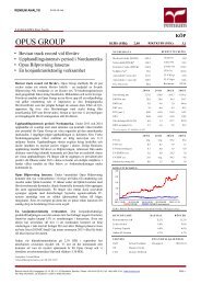 Remium aktieanalys 2012-12-07 - Opus Group