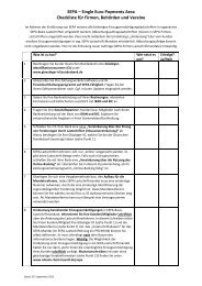 Checkliste - Sind Sie fit fÃ¼r SEPA? (PDF) - RV Bank Rhein-Haardt eG