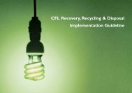 CFL Recovery, Recycling & Disposal Implementation ... - Eskom IDM