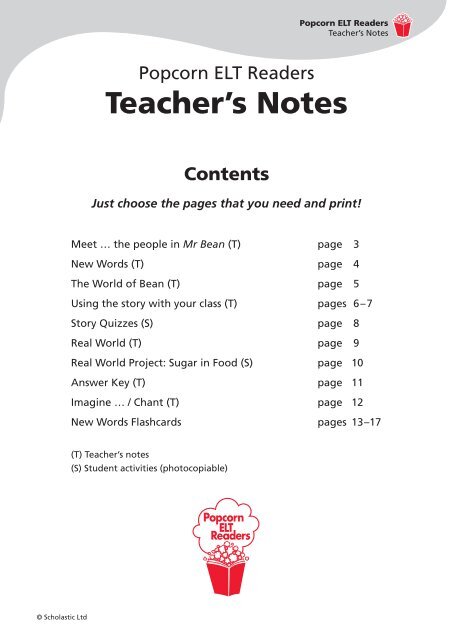 Teacher's Notes - Richmond