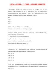 lista â uerj â 1Âª fase â leis de newton - PÃ¡gina nÃ£o encontrada