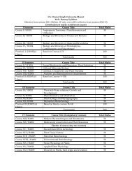 NewSyllabus of M.sc CBS.pdf - Chaudhary Charan Singh University ...