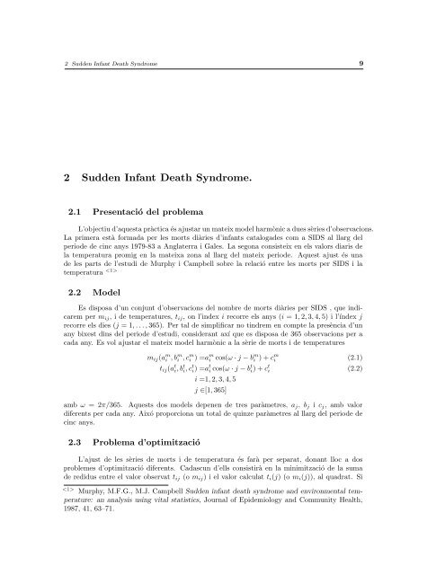 PrÃ ctiques d'APNL, curs 1999/2000 - Departament d'EstadÃ­stica i ...