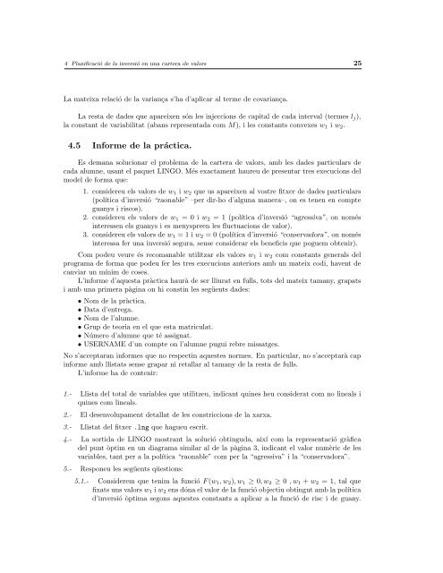 PrÃ ctiques d'APNL, curs 1999/2000 - Departament d'EstadÃ­stica i ...