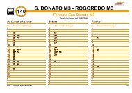 S. DONATO M3 - ROGOREDO M3 - Comune di San Giuliano Milanese