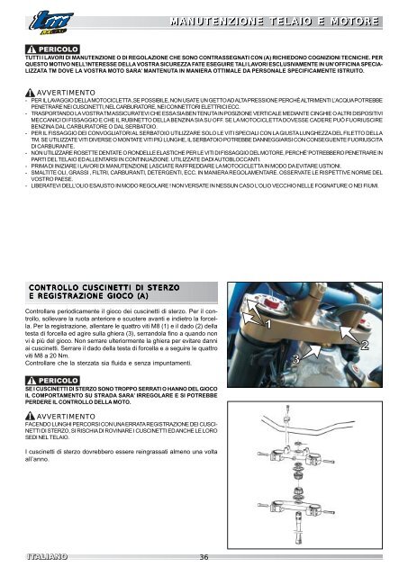 (4 Stroke) â Owner Manual - TM Racing