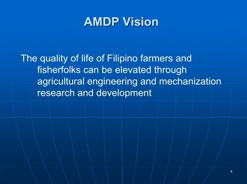 philippine country report on agricultural engineering and