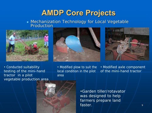 philippine country report on agricultural engineering and