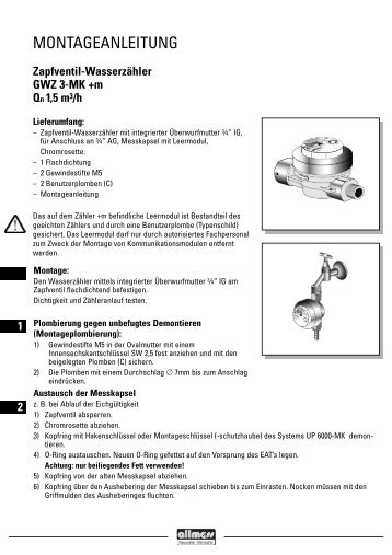 Montageanleitung - Allmess GmbH