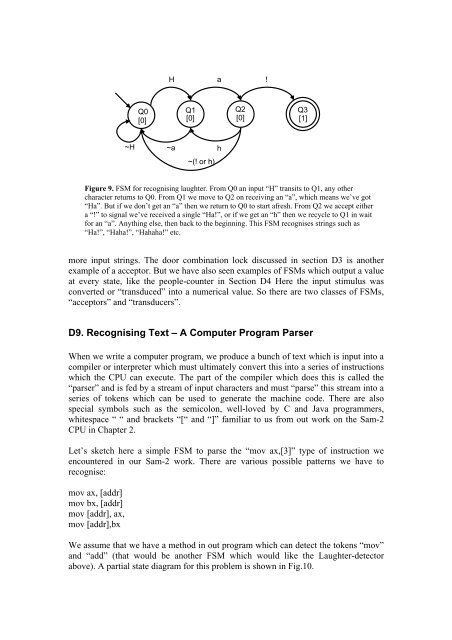 Chapter D Finite State Machines