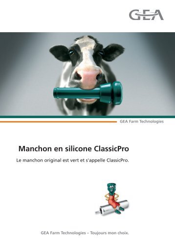 Manchon en silicone ClassicPro - GEA Farm Technologies