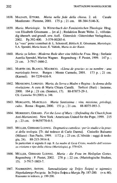 SCRIPTA PONTIHCIAE FACULTATIS THEOLOGICAE «MARIANUM ...