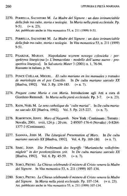 SCRIPTA PONTIHCIAE FACULTATIS THEOLOGICAE «MARIANUM ...