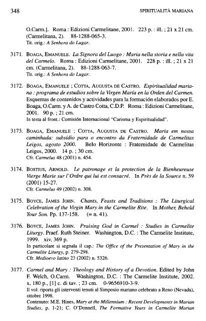 SCRIPTA PONTIHCIAE FACULTATIS THEOLOGICAE «MARIANUM ...